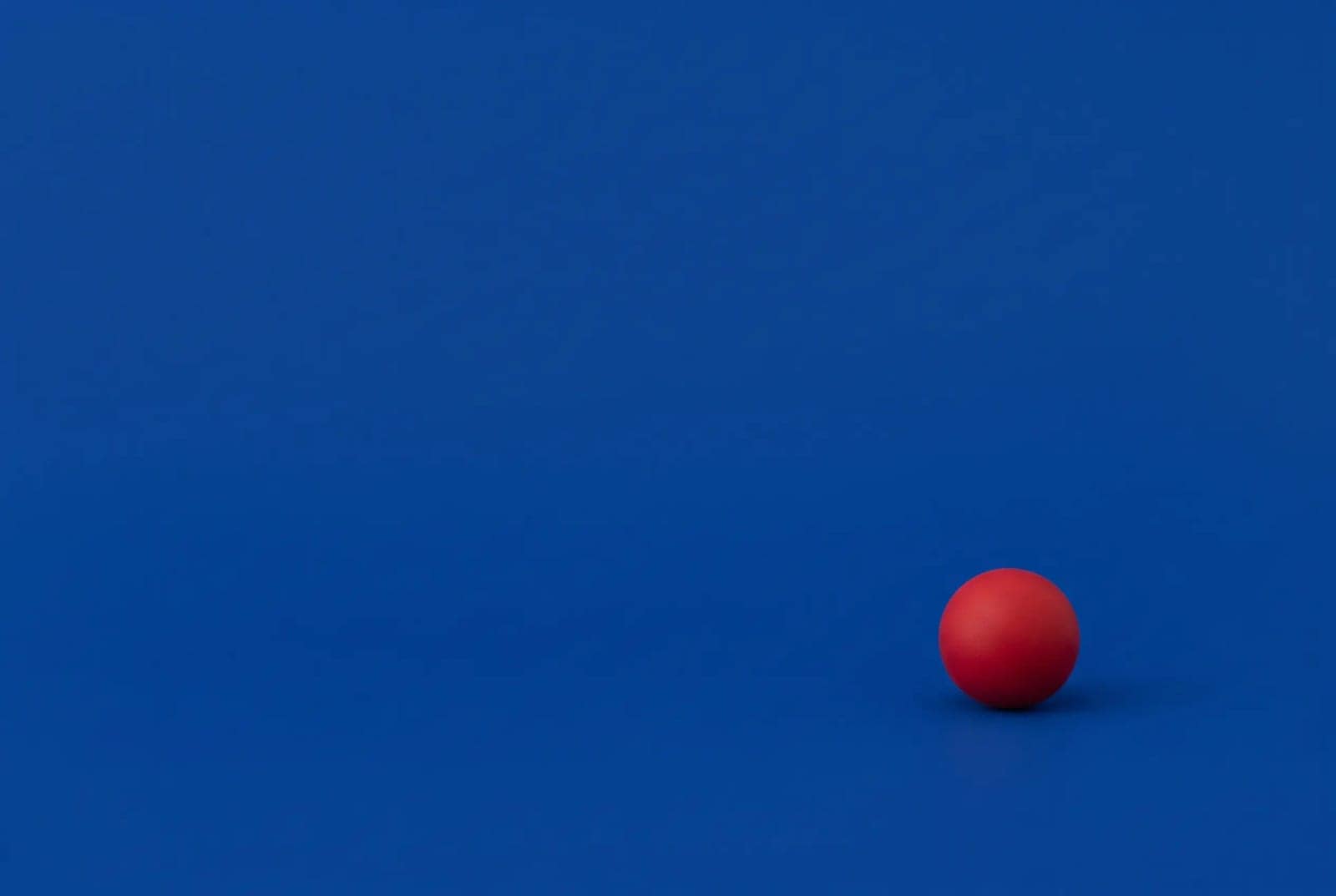 Colour Block Minimal Photo, One small subject placed against a huge flat field of colour
