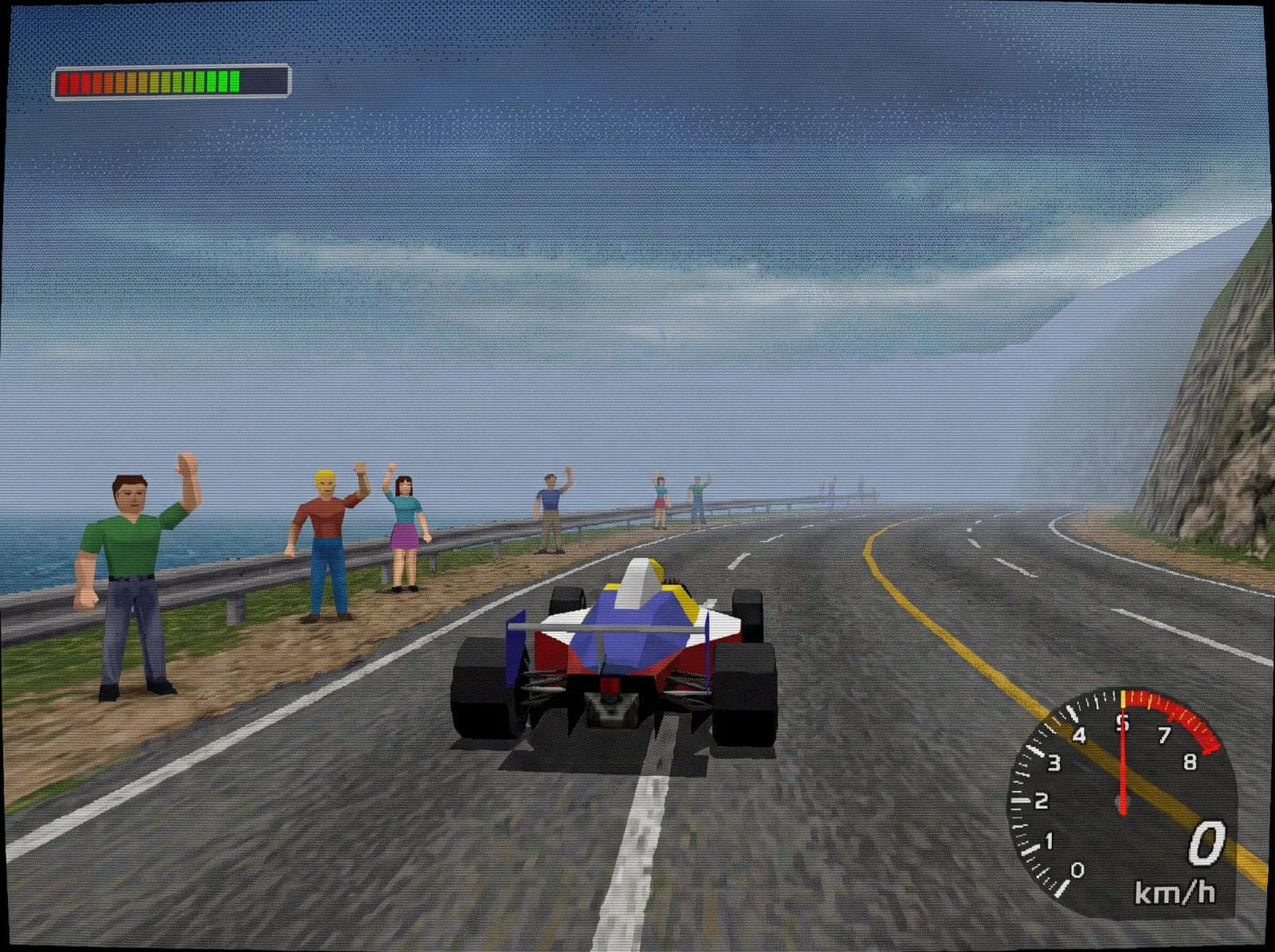 PS1 Game Screenshot, Wobbly vertices, 320x240 textures and a CRT that softens everything